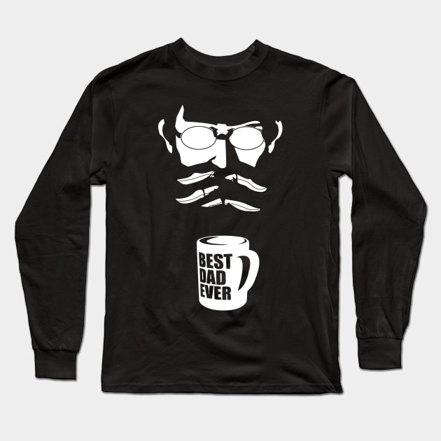 Gendo best dad ever Long Sleeve T-Shirt by aografz